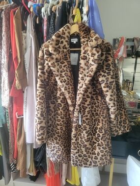 Leopard Print Faux Fur Coat - Women Superdown By REVOLVE